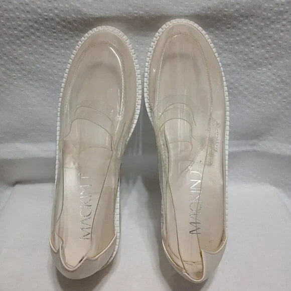 MACKIN J 578-1 WOMENS CLEAR SLIP ON LOAFER CHUNKY SOLE NWOT SIZE 6 - Picture 5 of 9